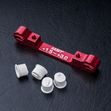 Adjustable alum. suspension mount (+1.5-+3.0) (red)