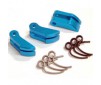 BLUE ALU. LIGHTWEIGHT CLUTCH SHOE (inc 1.0 & 1.1mm springs)