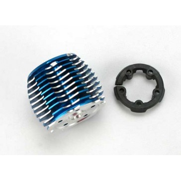 Cooling head, PowerTune (machined aluminum, blue-anodized) (