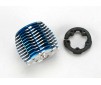 Cooling head, PowerTune (machined aluminum, blue-anodized) (