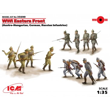 DISC.. WWI East Front 12 figures 1/35