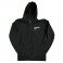 DISC.. TRI ZIP-UP HOODIE BLACK (MEDIUM)