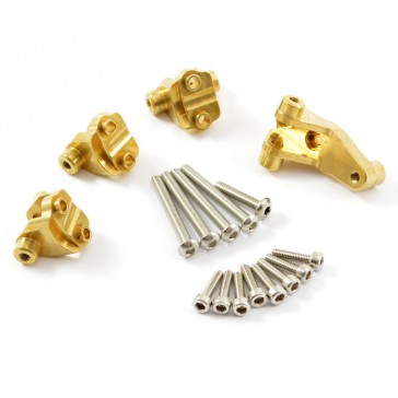 TRX-4 BRASS FRONT/REAR LINK MOUNT SET