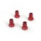 ALUMINIUM SHOCK UPPER BALL 5x8.5MM RED (4) TS/RSD