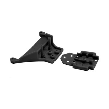 TRAXXAS SLASH LCG 4x4 CHASSIS/ 10TH RALLY FR. BULKHEAD BLACK