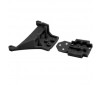 TRAXXAS SLASH LCG 4x4 CHASSIS/ 10TH RALLY FR. BULKHEAD BLACK