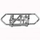 REAR BUMPER FOR TRAXXAS SLASH 4x4 - CHROME