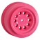 DISC.. TRAXXAS SLASH 2WD FRONT PINK WHEELS