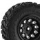 DISC.. TRAXXAS SLASH 2WD FRONT BLACK WHEELS