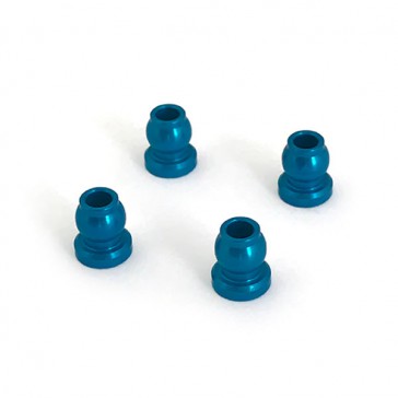 ALUMINIUM SHOCK UPPER BALL 6x8.5MM BLUE (4) ZERO/G/X