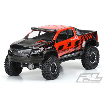 CHEVY COLORADO ZR2 CLEAR BODY FOR 313MM CRAWLER