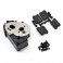 TRAXXAS 2WD HYBRID GEARBOX HOUSING AND REAR MOUNTS BLACK