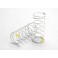 Spring, shock (white) (GTR) (front 0.7 yellow) (1 pair)