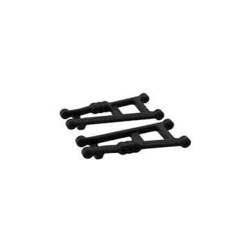 BLACK REAR A-ARMS FOR TRAXXAS ELECTRIC STAMPEDE OR RUSTLER