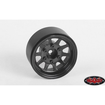 OEM 6-Lug Stamped Steel 1.55 Beadlock Wheels (Black)