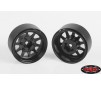 OEM 6-Lug Stamped Steel 1.55 Beadlock Wheels (Black)