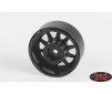 OEM 6-Lug Stamped Steel 1.55 Beadlock Wheels (Black)