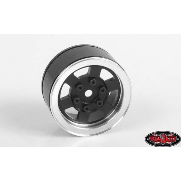 Six-Spoke 1.55 Single Internal Beadlock Wheel (Black)