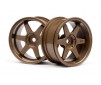 Te37 Wheel 26Mm Bronze (0Mm Offset)