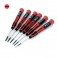 6pc Slotted Blade Screwdriver set