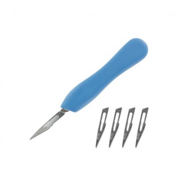 Scalpel plastique + 5 lames n°11