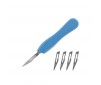 Scalpel plastique + 5 lames n°11