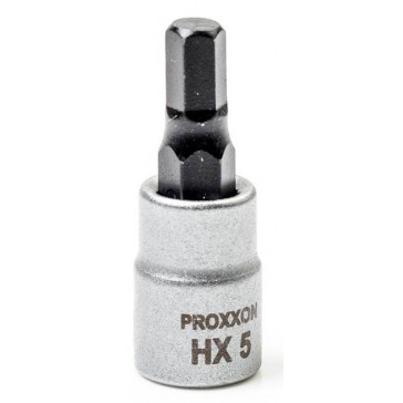 1/4" inbusdopsleutel HX 5 mm.