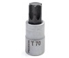 1/2"  dopsleutel Torx 70, 55mm lang.