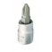 Douille tournevis cruciforme 3/8" N°1, 50 mm