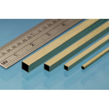 Square Brass Rod 2   x 2   mm (2p.)