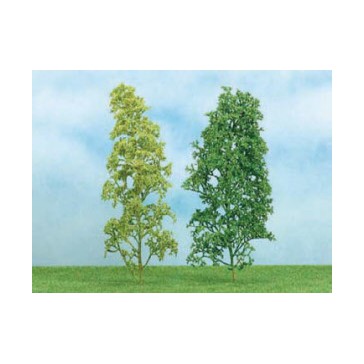 Set de 2 arbres feuillus 20cm