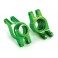 Carriers, stub axle (green-anodized 6061-T6 aluminum) (rear) (2)