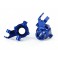 Steering blocks, 6061-T6 aluminum (blue-anodized), left & right