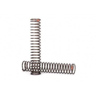 Springs, shock, long (natural finish) (GTS) (0.39 rate, orange stripe