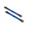 Toe links (TUBES blue-anodized, 7075-T6 aluminum, stronger than titan