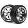DISC.. MOUNTED T-GRIP TIRE 26mm RAYS 57S-PRO WHEEL CHROME