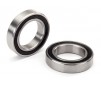 Ball bearing, black rubber sealed, stainless (20x32x7mm) (2)