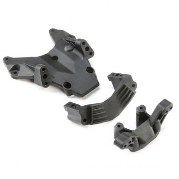 Bulkhead, Camber Block & Servo Mount: 22S