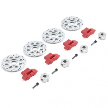 Hex, Rotor, Caliper & Pin Set (4): Baja Rey