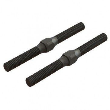 Steel Turnbuckle M4x48mm Black (2)