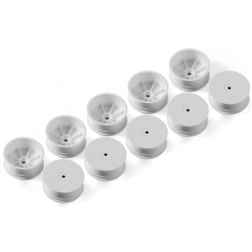 4WD FRONT WHEEL AERODISK WITH 12MM HEX IFMAR - WHITE (10)