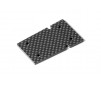 XB4'20 GRAPHITE REAR CHASSIS PLATE 2MM - NARROW