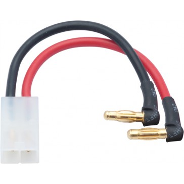 LiPo Hardcase adapter wire - 4mm male plug to Tamiya 90d