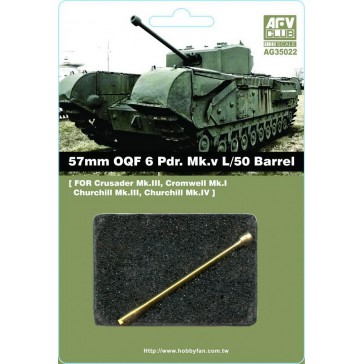 57mm OQF Metal Barrel 1/35