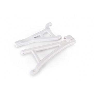 Suspension arms, white, front (left), heavy duty (upper (1)/ lower (1