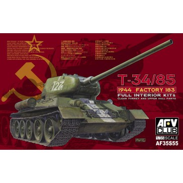 T-34/85 '44 Factory 183 + Inte.1/35