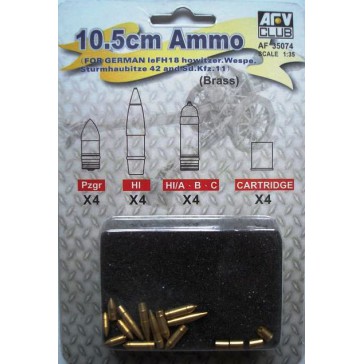 FH18m Ammo (Brass) 1/35