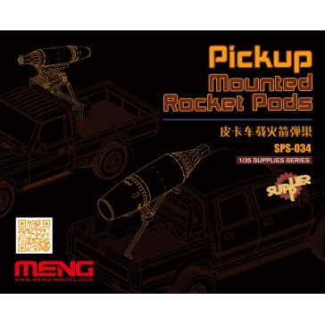 Pickup Mounted Rocket Pods (Resin)  - 1:35