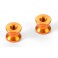 DISC..  ALU MOUNT 6.0MM - ORANGE (2)