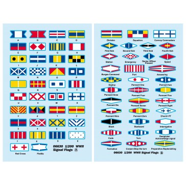 WWII Signal Flags 1/200